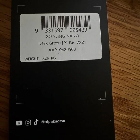 ALPAKA Go Sling Nano - Olive Green - Picture 9 of 13